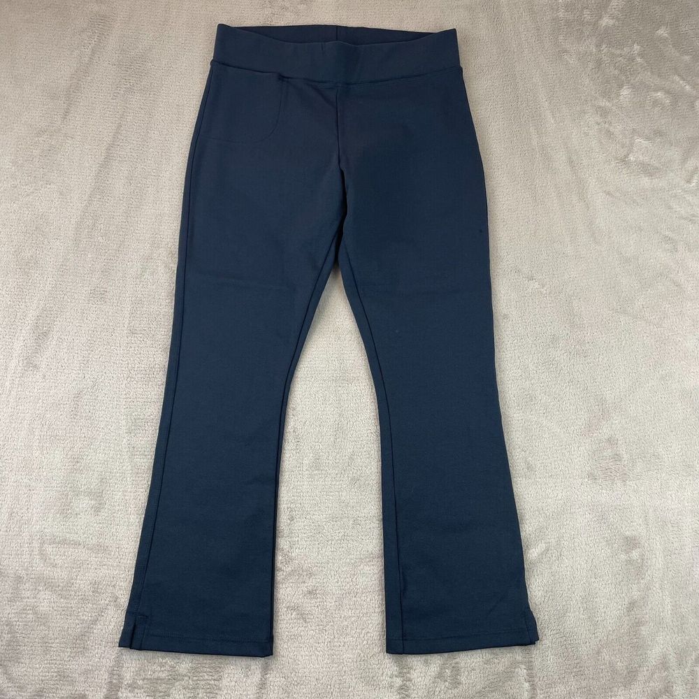 American Giant Pants‎ Women 4 Black No BS High Rise Kick Flare Mid Rise NWOT